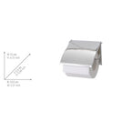 Wenko Toilettenpapierhalter Mod. Cover chrom, aus Stahl