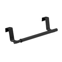 WENKO Tür-Handtuchstange Teleskop 35 cm, Edelstahl rostfrei – 1 Stück
