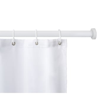 WENKO Teleskop-Duschstange Luz 110 - 185 cm, ausziehbar