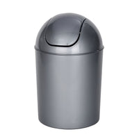 WENKO Schwingdeckeleimer Economic Grau, 6 ltr. – 1 Stück