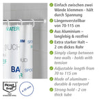 Wenko Teleskop-Duschstange Chrom 70 - 115 cm, aus rostfreiem Aluminium