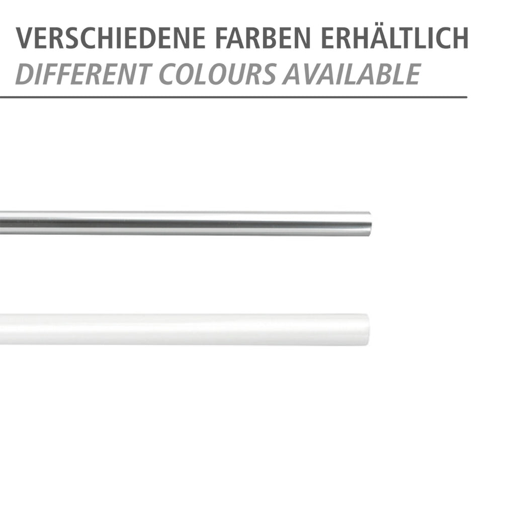 Wenko Teleskop-Duschstange Chrom 70 - 115 cm, aus rostfreiem Aluminium