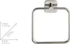 WENKO Handtuch Ring MEZZANO Halter Halterung Stange Handtücher Bad Wand Montage