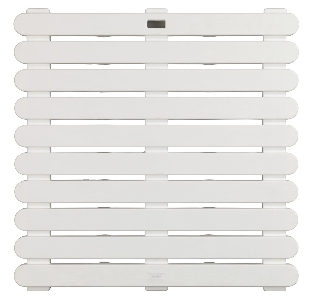 Wenko Duschmatte Indoor & Outdoor Weiß, 55 x 55 cm