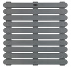 Wenko Duschmatte Mod. Indoor & Outdoor Grau 55 x 55 cm, mit rutschhemmender Struktur