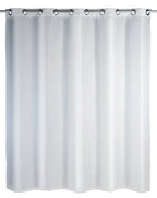 Duschvorhang Comfort Flex Weiß, 180 x 200 cm waschbar