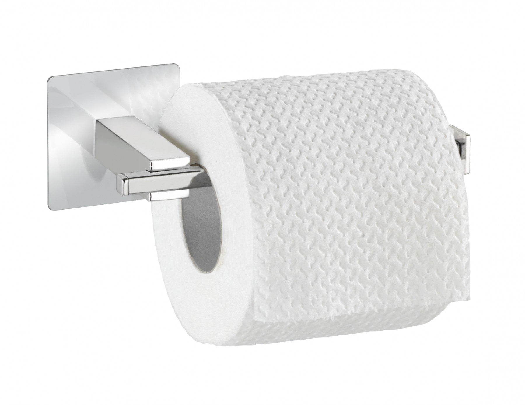Wenko Turbo-Loc® Toilettenpapierhalter o. Deckel Quadro, Befestigen ohne bohren