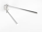 Wenko Handtuchhalter Mezzano mit 2 beweglichen Armen, Handtuchstange aus rostfreiem Edelstahl