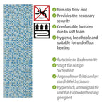 Wenko Badematte Mosaic, 65 x 200 cm, Weichschaummatte
