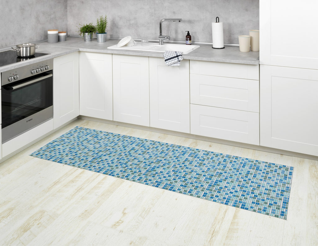Wenko Badematte Mosaic, 65 x 200 cm, Weichschaummatte