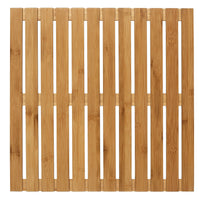Wenko Baderost Mod. Indoor & Outdoor Bambus, 50 x 50 cm, mit rutschhemmender Unterseite