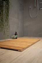 Wenko Baderost Mod. Indoor & Outdoor Bambus, 50 x 50 cm, mit rutschhemmender Unterseite