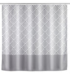 Wenko Anti-Schimmel Duschvorhang Echo, Textil (Polyester), 180 x 200 cm, waschbar