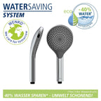 Wenko Duschkopf Watersaving Chrom, Ø 12 cm