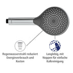 Wenko Duschkopf Watersaving Chrom, Ø 12 cm