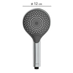 Wenko Duschkopf Watersaving Chrom, Ø 12 cm