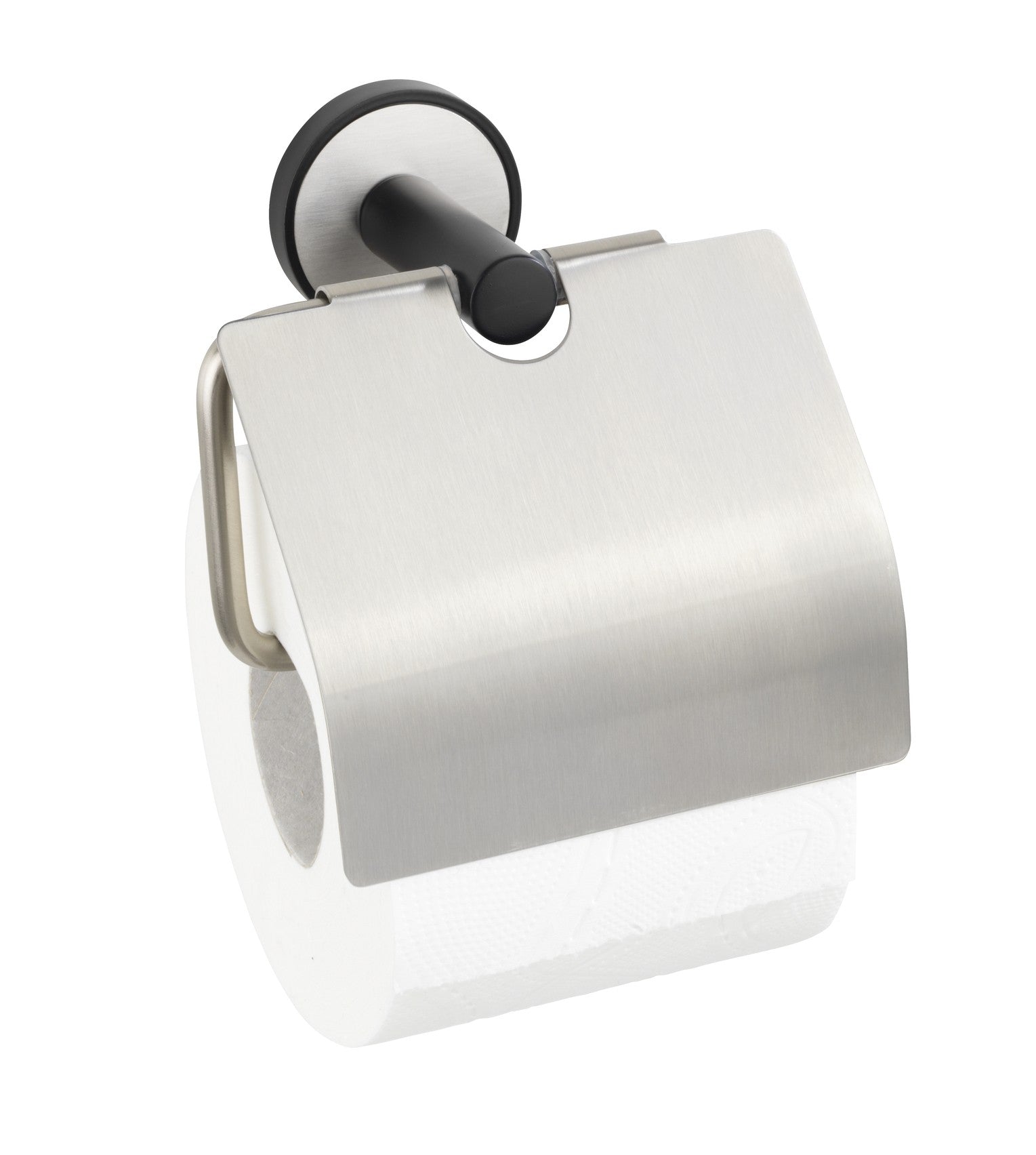 Wenko UV-Loc® Toilettenpapierhalter mit Deckel Mod. Udine, Befestigen ohne Bohren