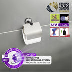 Wenko UV-Loc® Toilettenpapierhalter mit Deckel Mod. Udine, Befestigen ohne Bohren