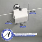 Wenko UV-Loc® Toilettenpapierhalter mit Deckel Mod. Udine, Befestigen ohne Bohren