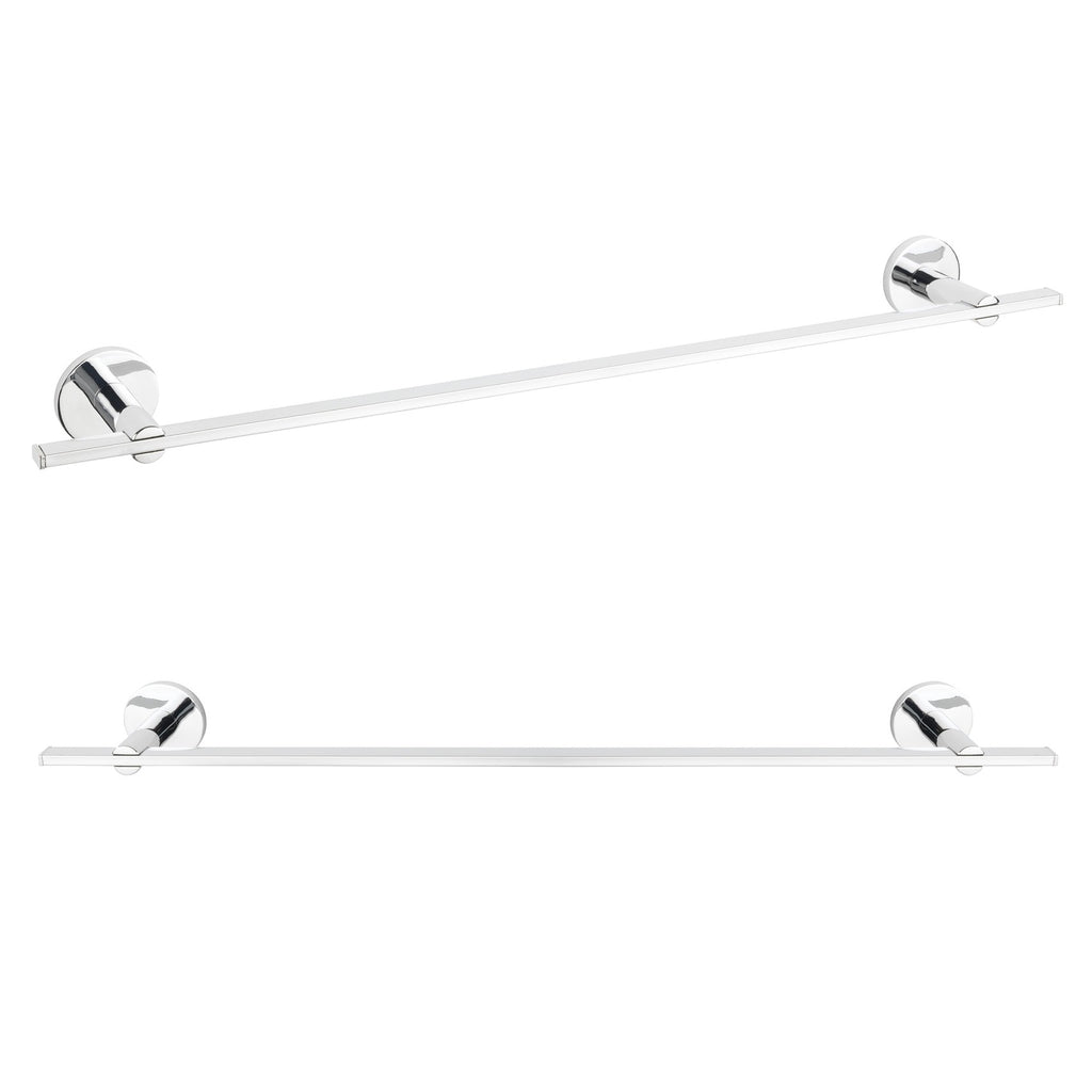 Wenko UV-Loc® Badetuchstange Uno Mod. Isera 60 cm, Befestigen ohne Bohren mit innovativem Klebesystem