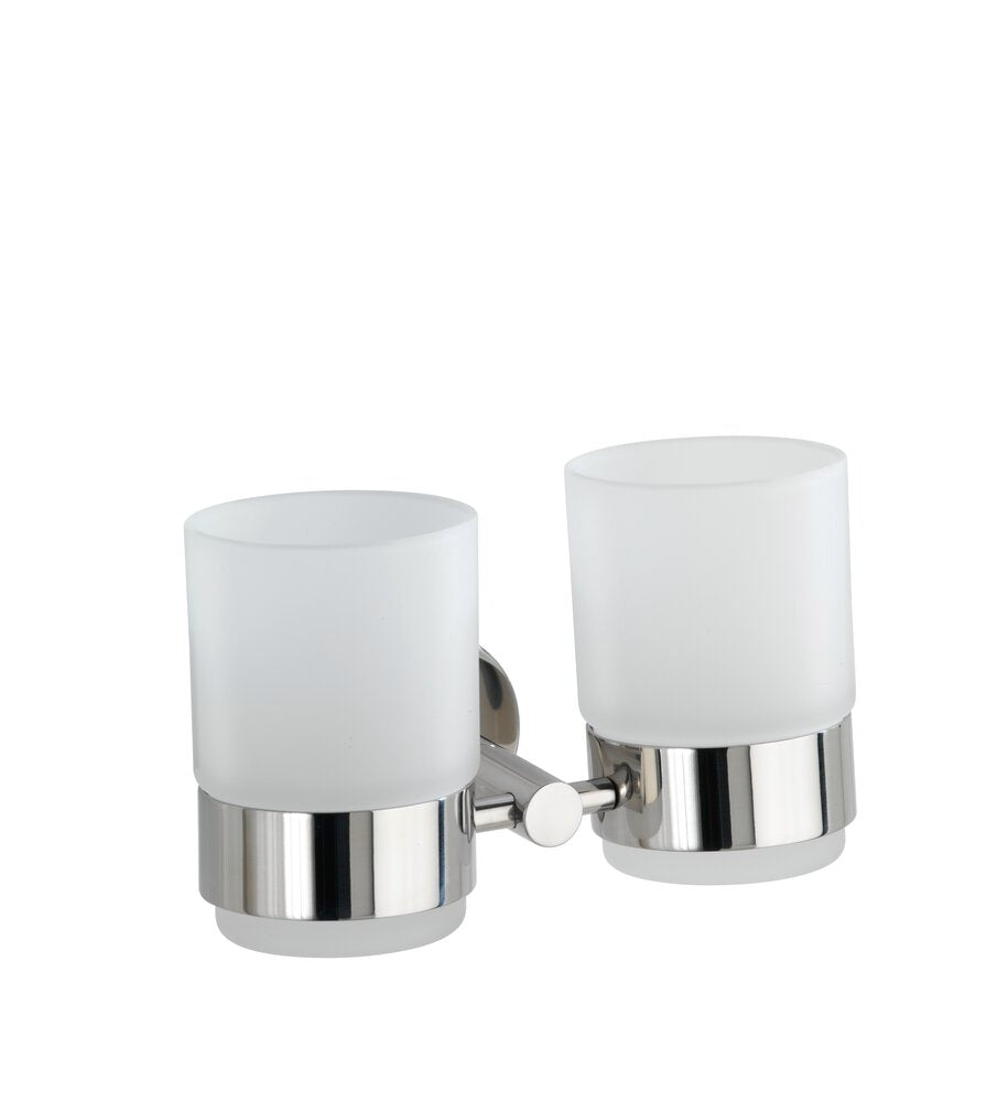 Zahnputzbecherhalter Duo Mod. Bosio rostfrei