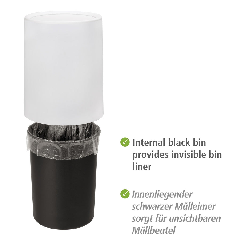 Wenko Schwingdeckeleimer Mod. Atri Weiß, Fassungsvermögen: 6 Liter