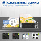 Wenko Herdabdeckplatte Universal Mod. Zitronen, 2er Set, für alle Herdarten geeignet
