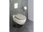 Selbstschließender Toilettensitz Tilos taupe, Easy Close Thermoplast