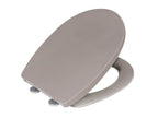 Selbstschließender Toilettensitz Tilos taupe, Easy Close Thermoplast