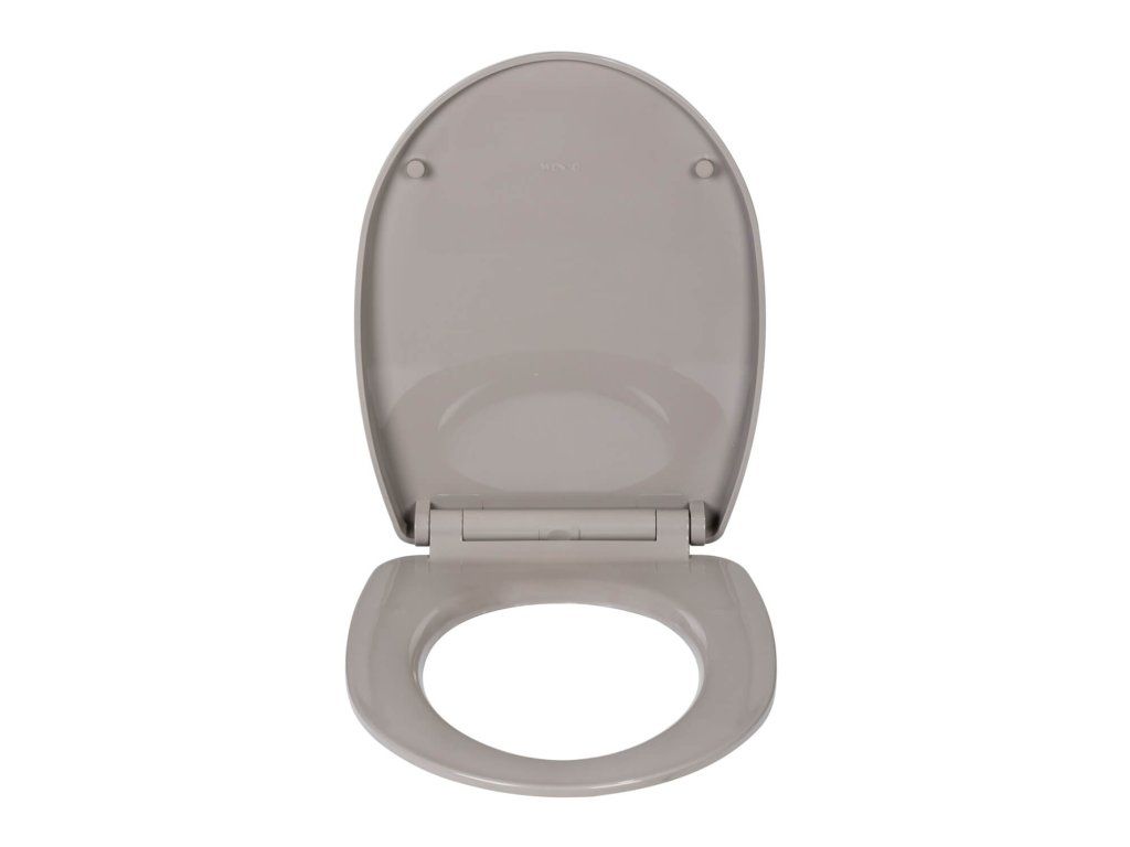 Selbstschließender Toilettensitz Tilos taupe, Easy Close Thermoplast