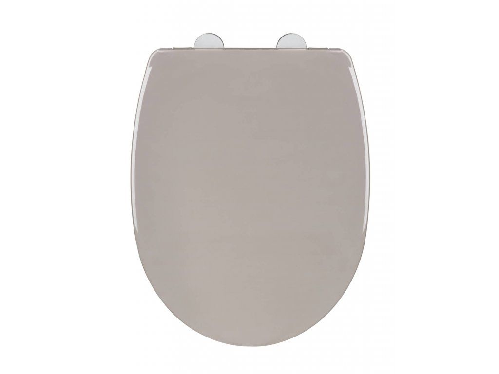 Selbstschließender Toilettensitz Tilos taupe, Easy Close Thermoplast