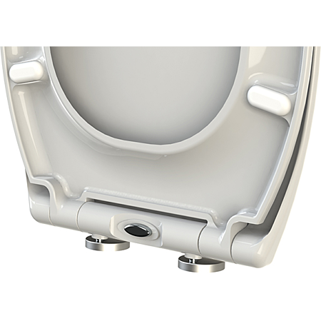 ALLIBERT Toilettensitz/WC-Sitz Fally aus weißem Thermodur mit Absenkautomatik