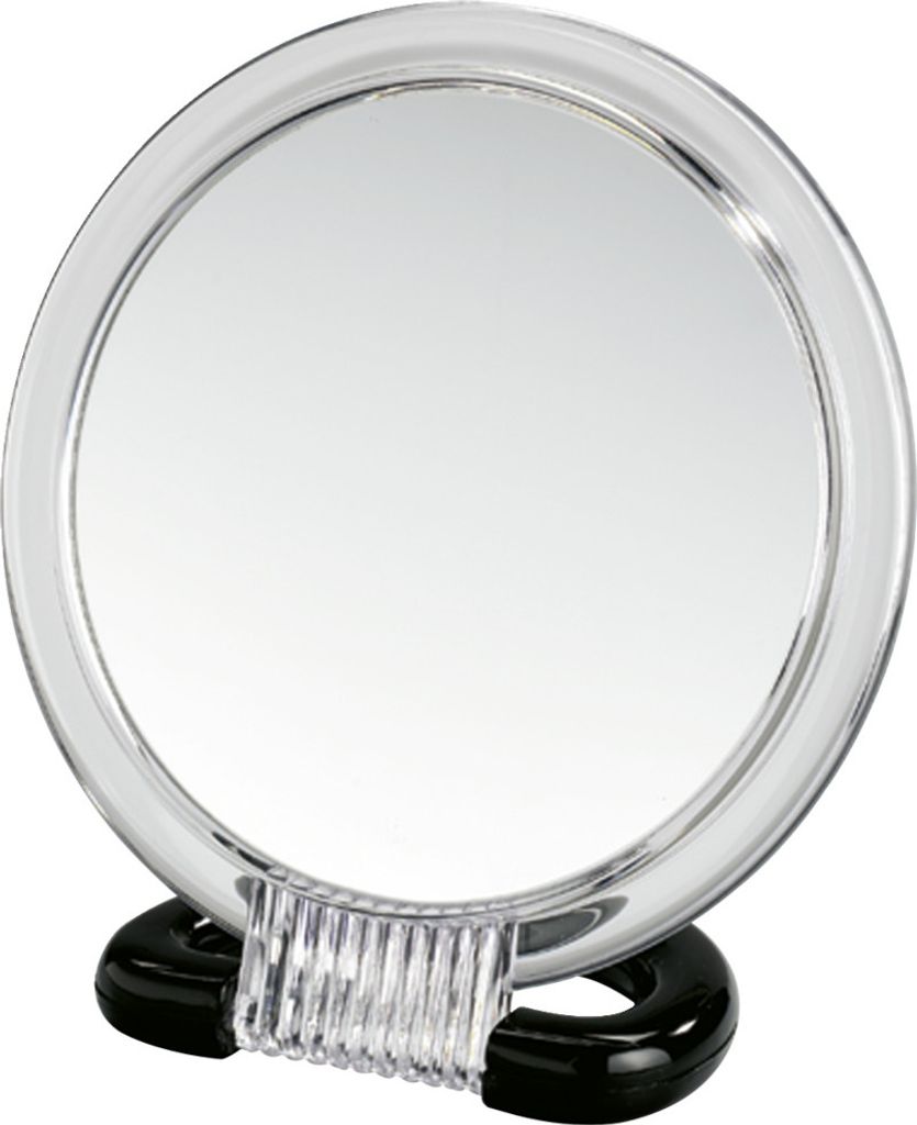 WENKO Stand und Hand Kosmetik Spiegel Make-UP Gäste WC Bad Accessoires Schminken