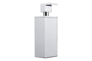Haceka Seifenspender Edge Rechteckig Metall Chrom | 15.7 × 9.3 × 5.8 cm