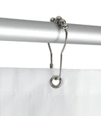 Wenko Duschvorhangringe 12er Set chrom