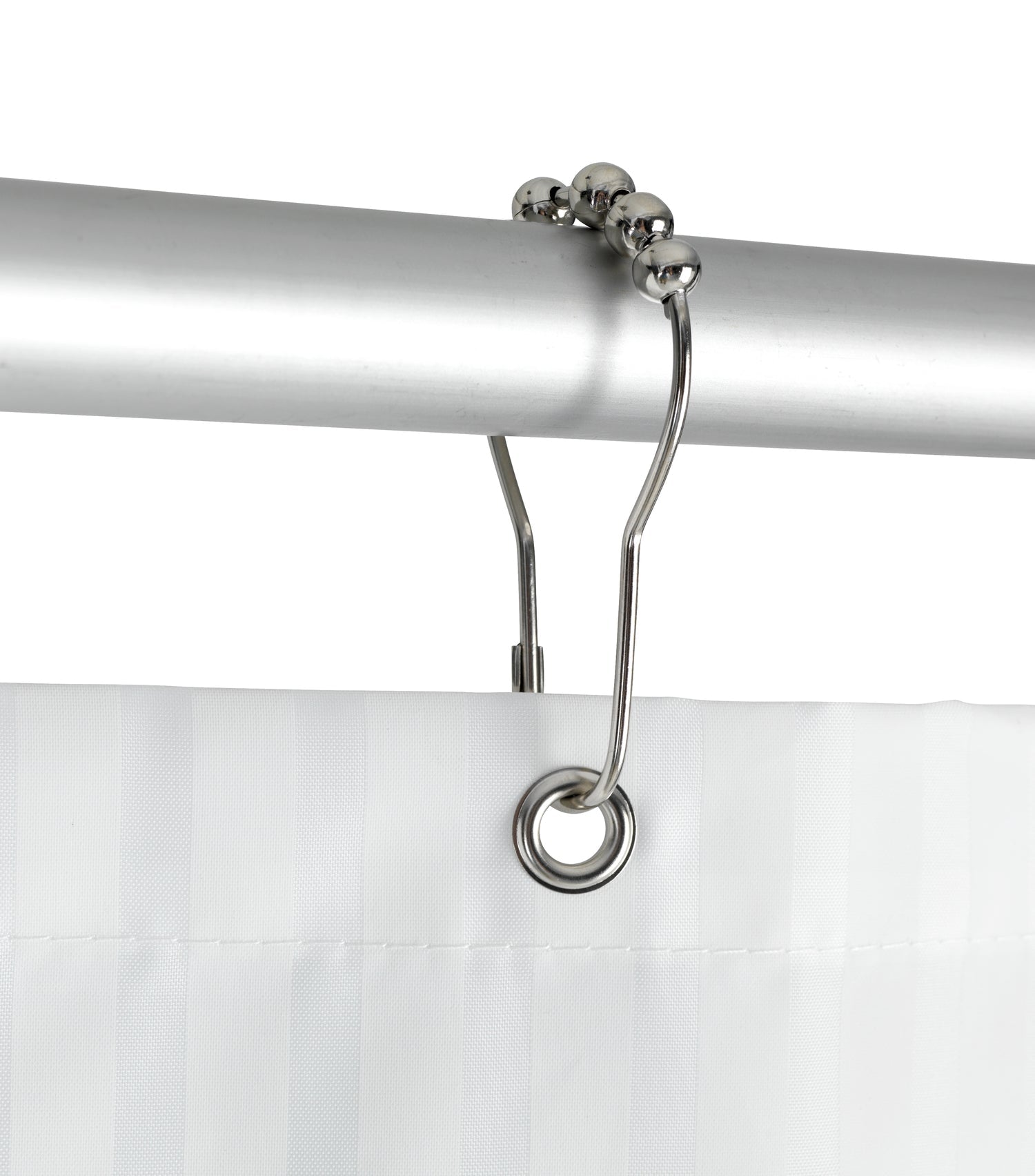 Wenko Duschvorhangringe 12er Set chrom
