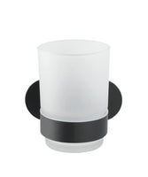 Turbo-Loc® Edelstahl Zahnputzbecherhalter Mod. Orea Uno Black Matt Befestigen ohne bohren