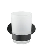 Turbo-Loc® Edelstahl Zahnputzbecherhalter Mod. Orea Uno Black Matt Befestigen ohne bohren