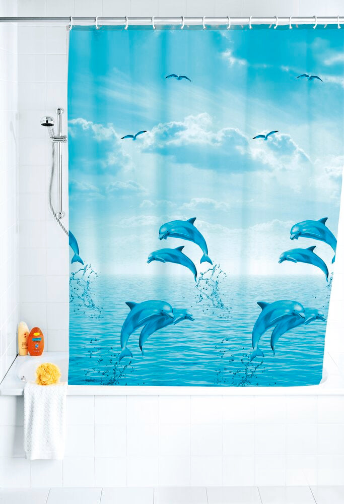 Duschvorhang Mod. Dolphin, 180 x 200 cm 180 x 200 cm