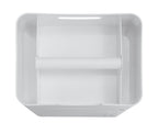 Stand WC-Garnitur Mod. Imon 6 in 1 Weiß matt integrierter Toilettenpapierhalter, WC-Bürstenhalter, Ersatzrollenhalter, Stauraumfächer und Ablage