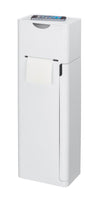 Stand WC-Garnitur Mod. Imon 6 in 1 Weiß matt integrierter Toilettenpapierhalter, WC-Bürstenhalter, Ersatzrollenhalter, Stauraumfächer und Ablage