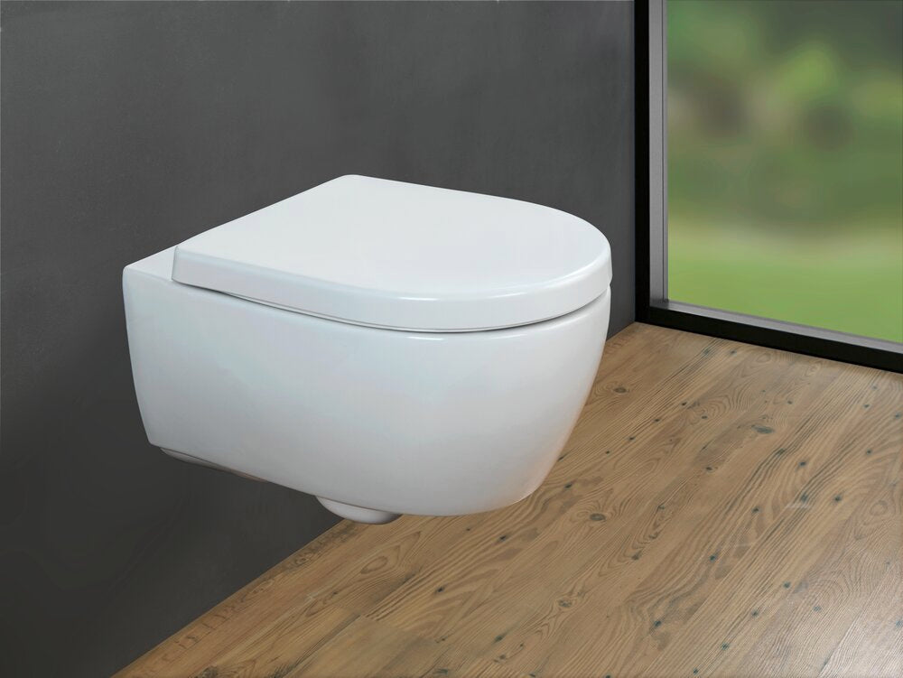 WC-Sitz Exclusive Nr. 9 aus antibakteriellem Duroplast, mit Absenkautomatik