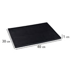 Abtropfmatte Mod. Maxi 40 x 30 cm, schwarz