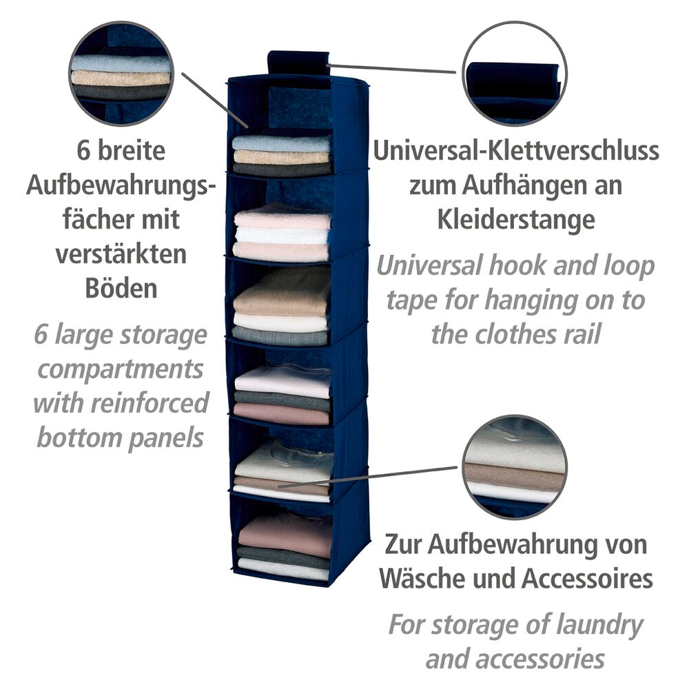 Wäschesortierer Air 6 breite Fächer