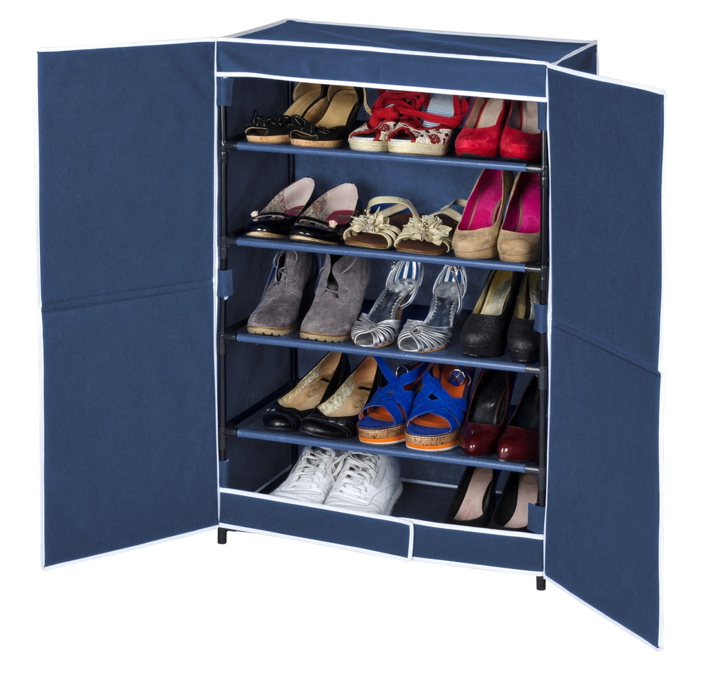 Wenko Schuhschrank Air mit 5 Böden, für bis zu 15 Paar Schuhe