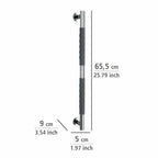 Edelstahl Wandhaltegriff Mod. Secura 65,5 cm Bad-Sicherheitsgriff, belastbar bis 120 kg