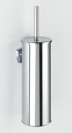 WC-Garnitur Mod. Basic, geschlossen rostfreier, glänzender Edelstahl