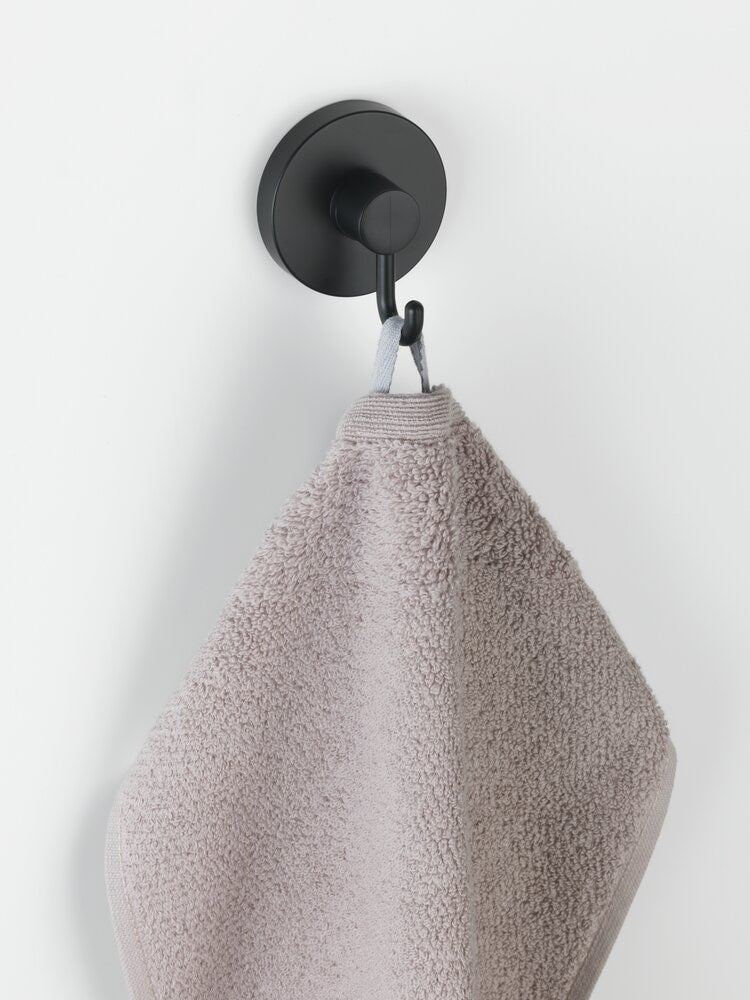 Mod. Vacuum-Loc® Haken Schwarz 2er Set Handtuch-Haken, Kleiderhaken, Befestigen ohne bohren
