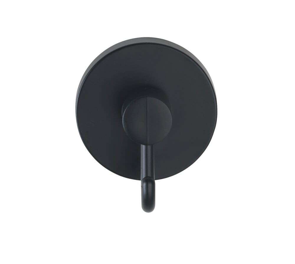 Mod. Vacuum-Loc® Haken Schwarz 2er Set Handtuch-Haken, Kleiderhaken, Befestigen ohne bohren