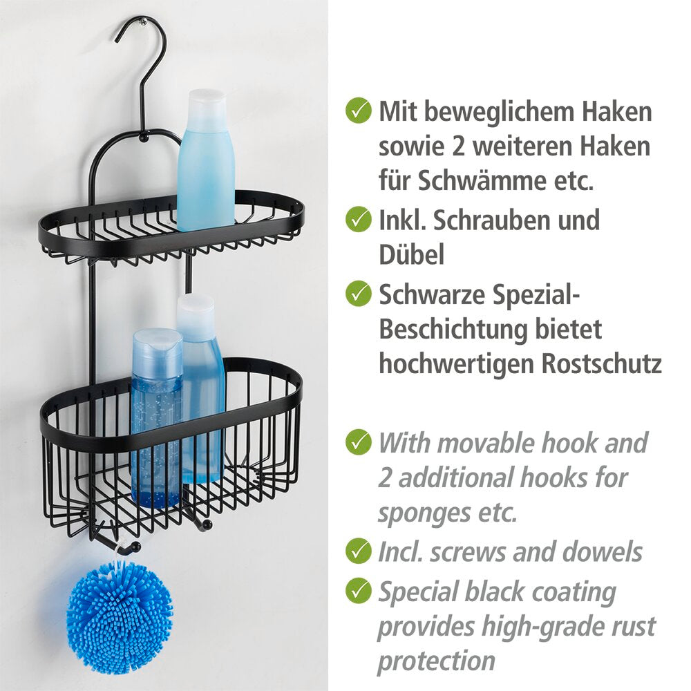 Bad-Caddy Classic Plus Black mit hochwertigem Rostschutz